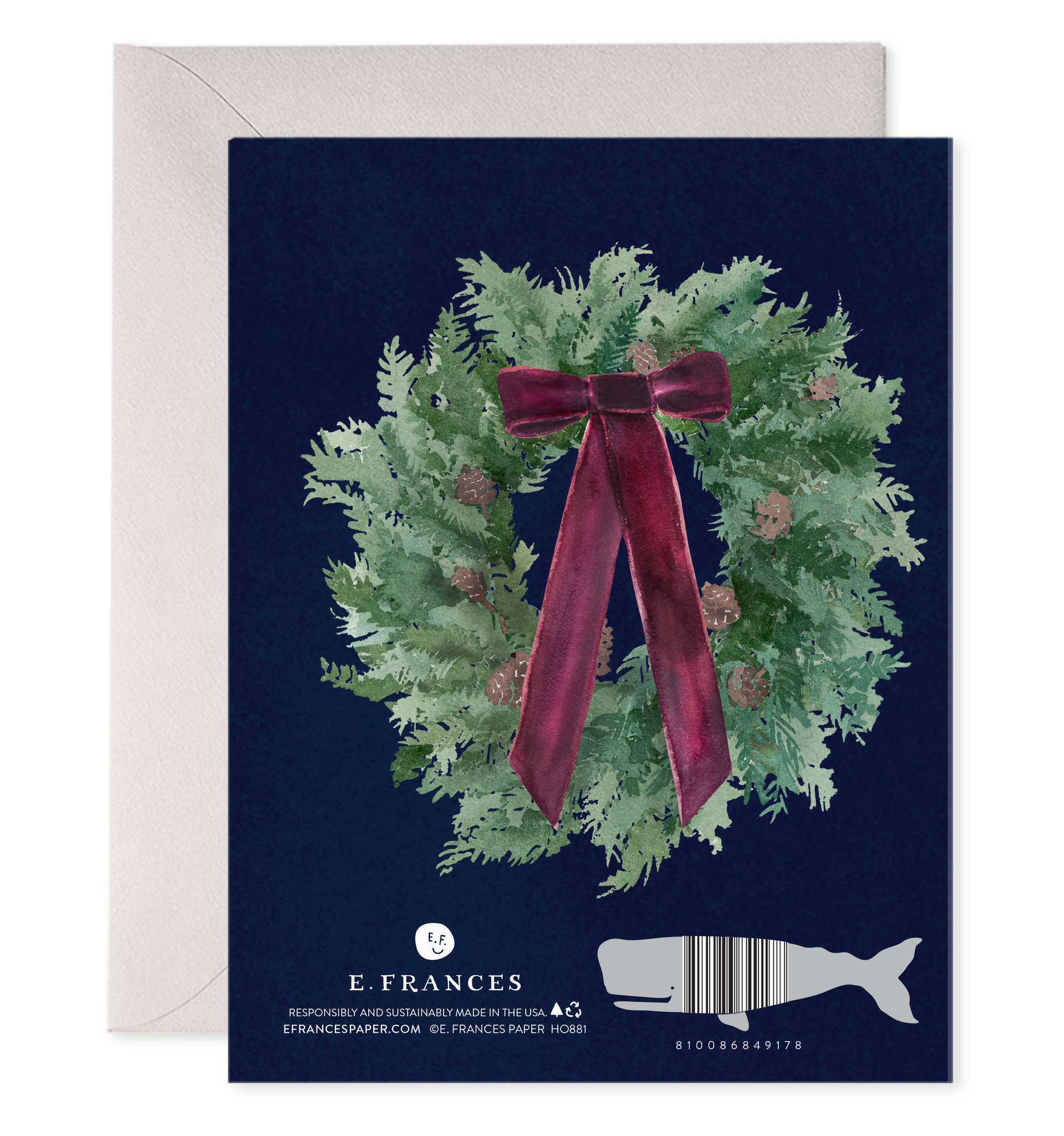 Velvet Bow Wreath