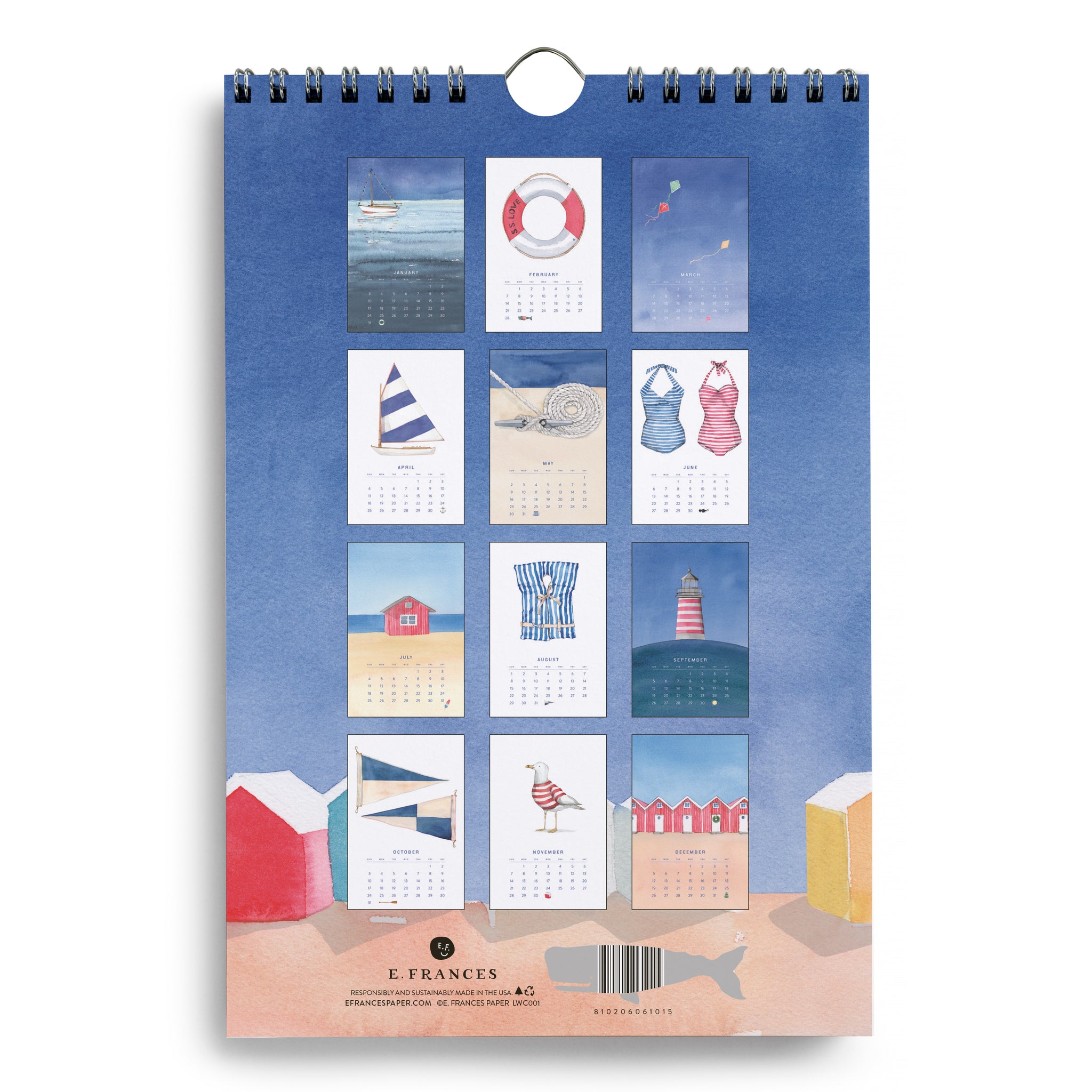 A Year By the Sea Little Calendar