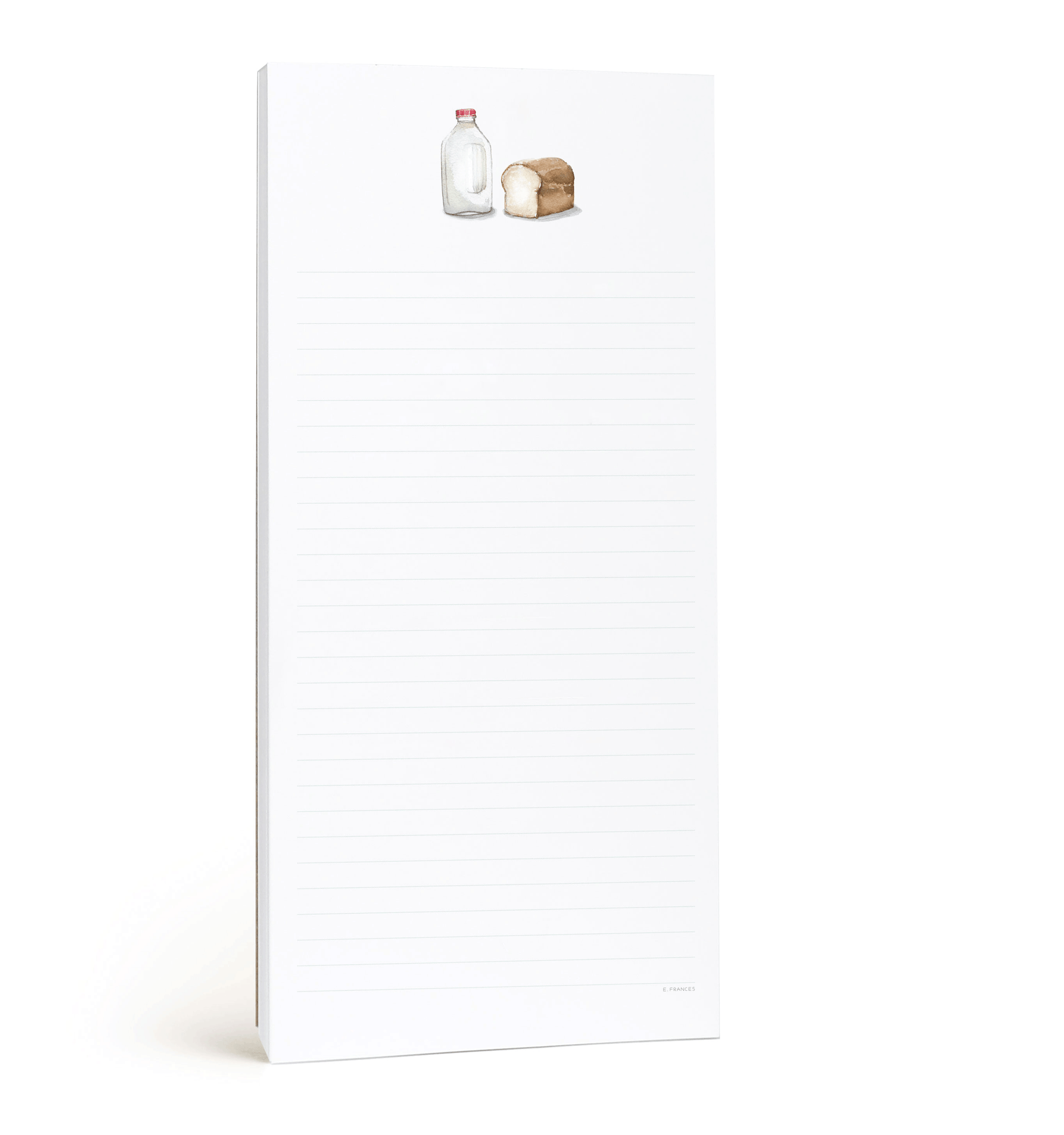 Milk and Bread Market Notepad