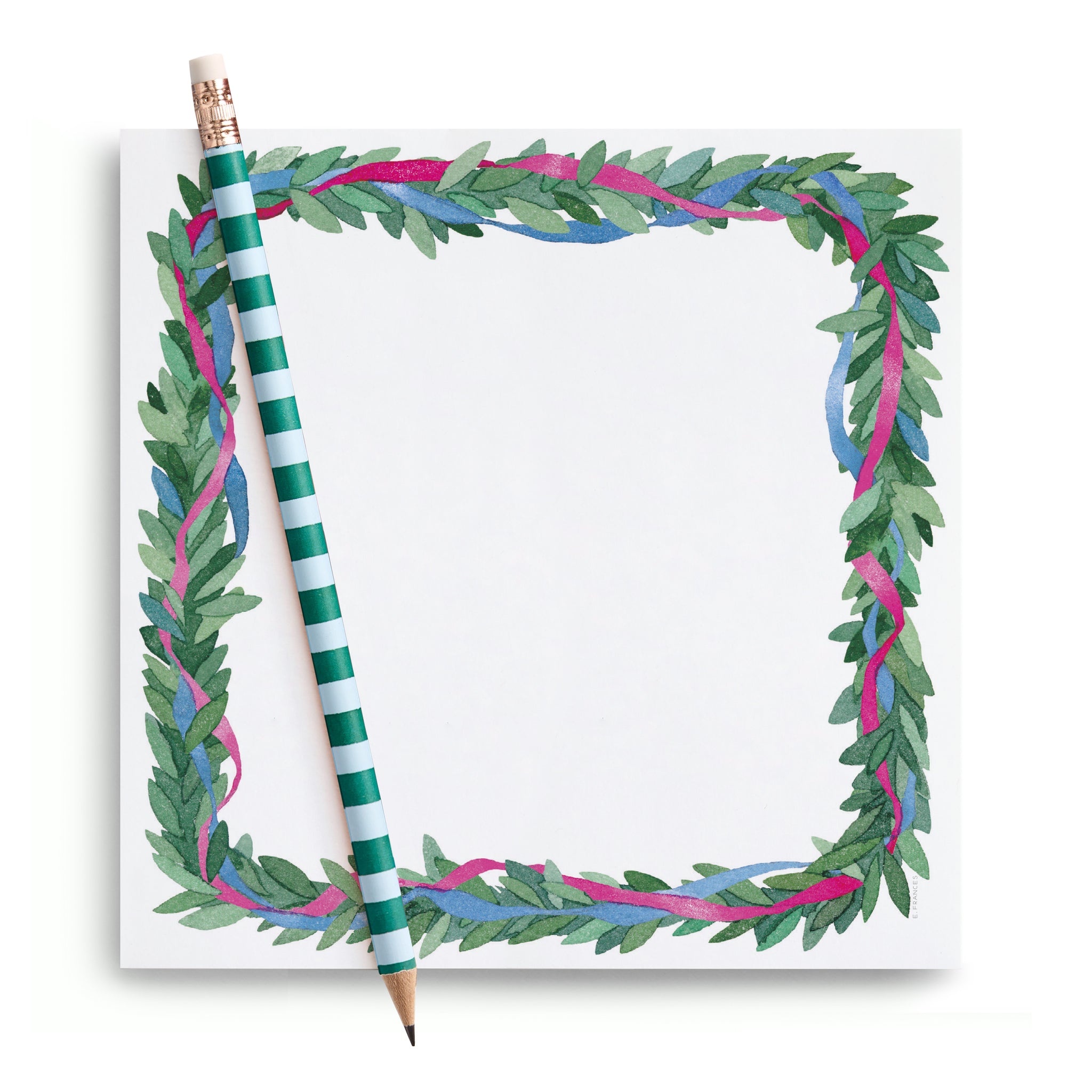 Colorful Wreath Chunky Notepad