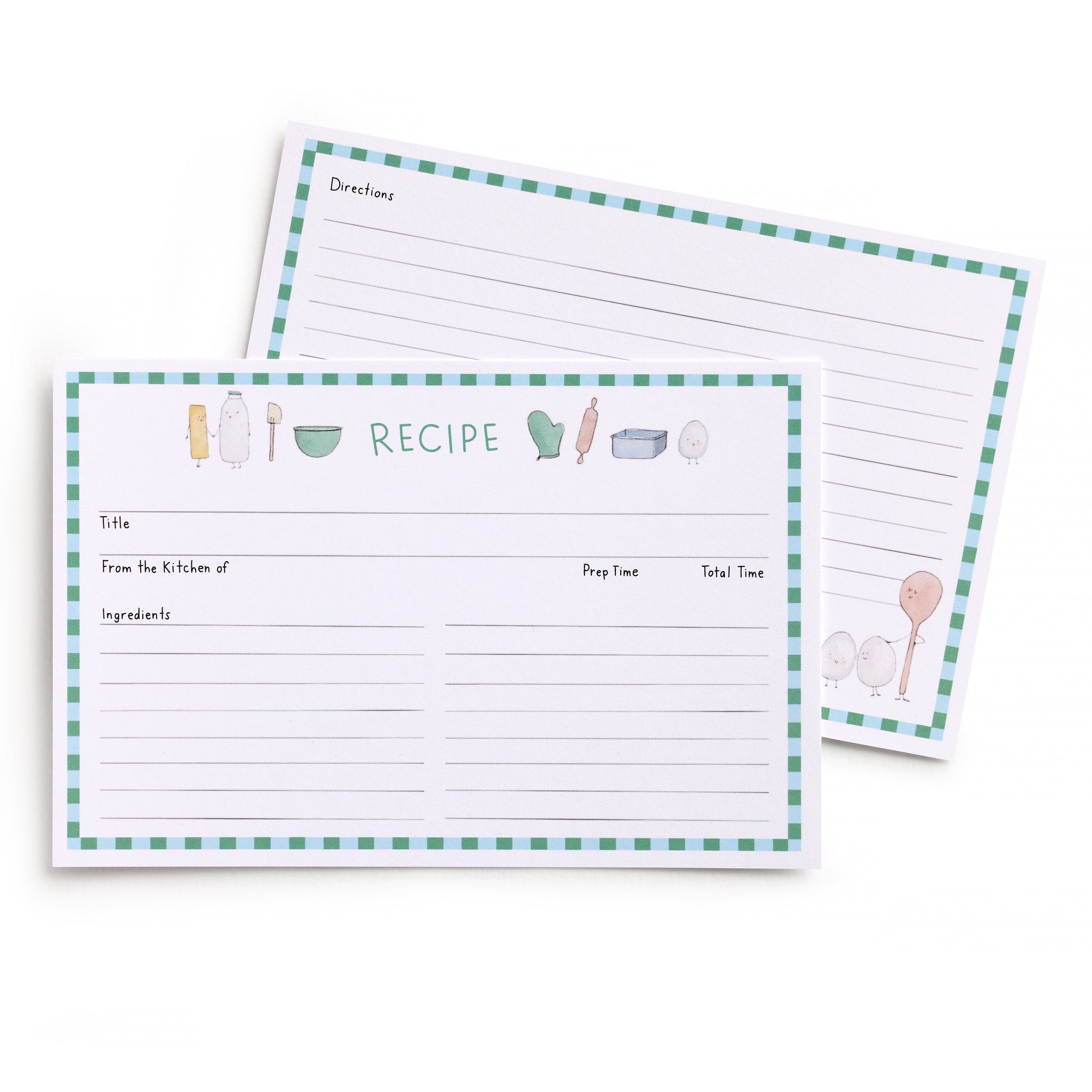 Dessert First Recipe Card Set