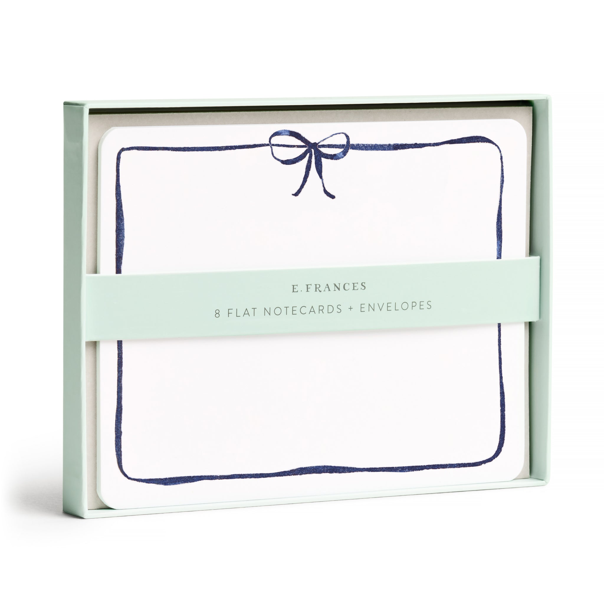 Navy Bow Flat Notes