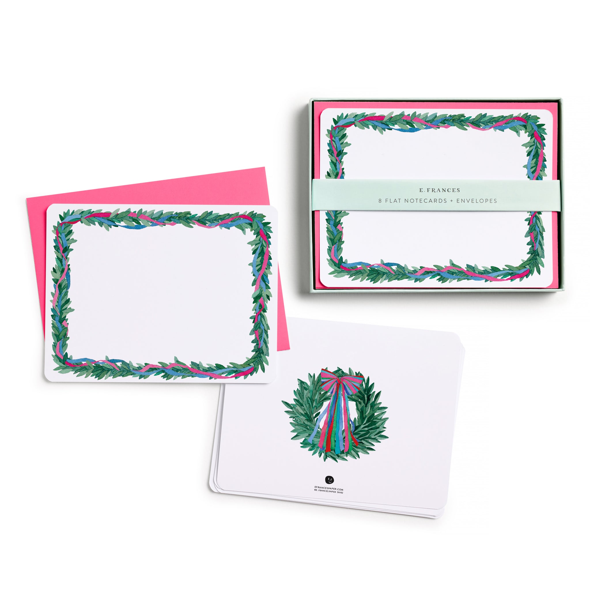 Colorful Wreath Flat Note Set