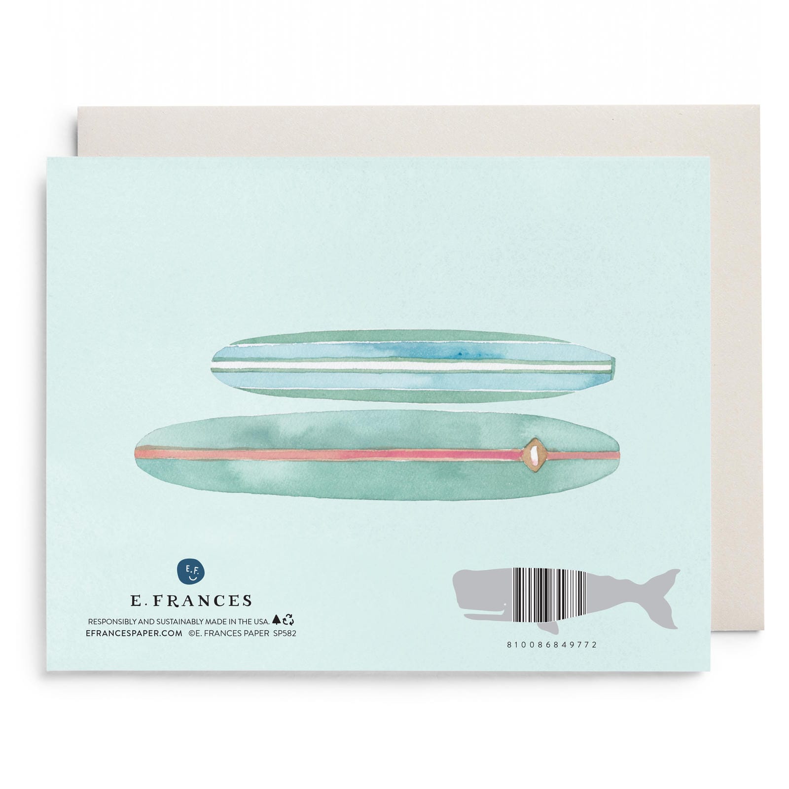 Woody Wagon Surf Dad Greeting Card