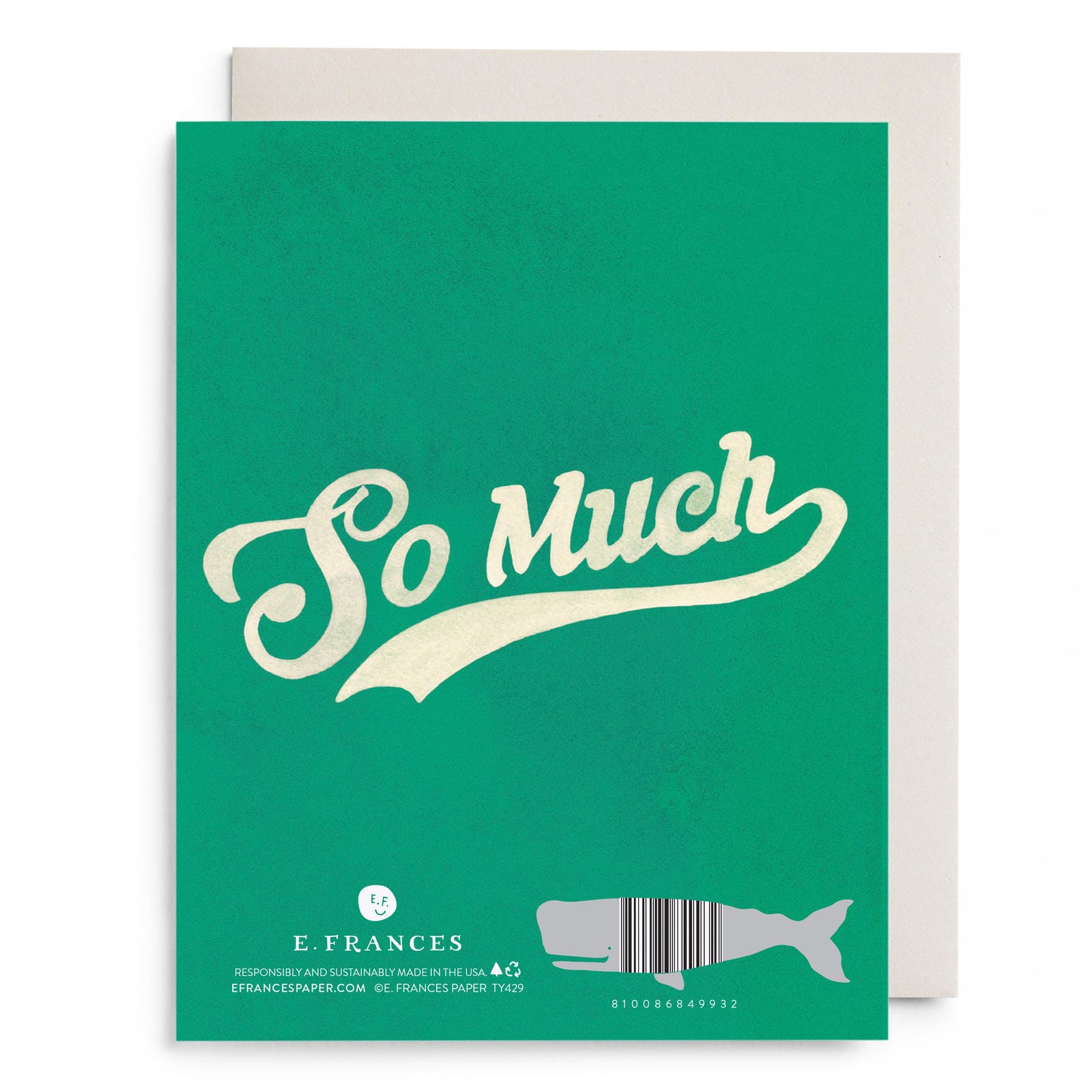 Varsity Thanks Greeting Card