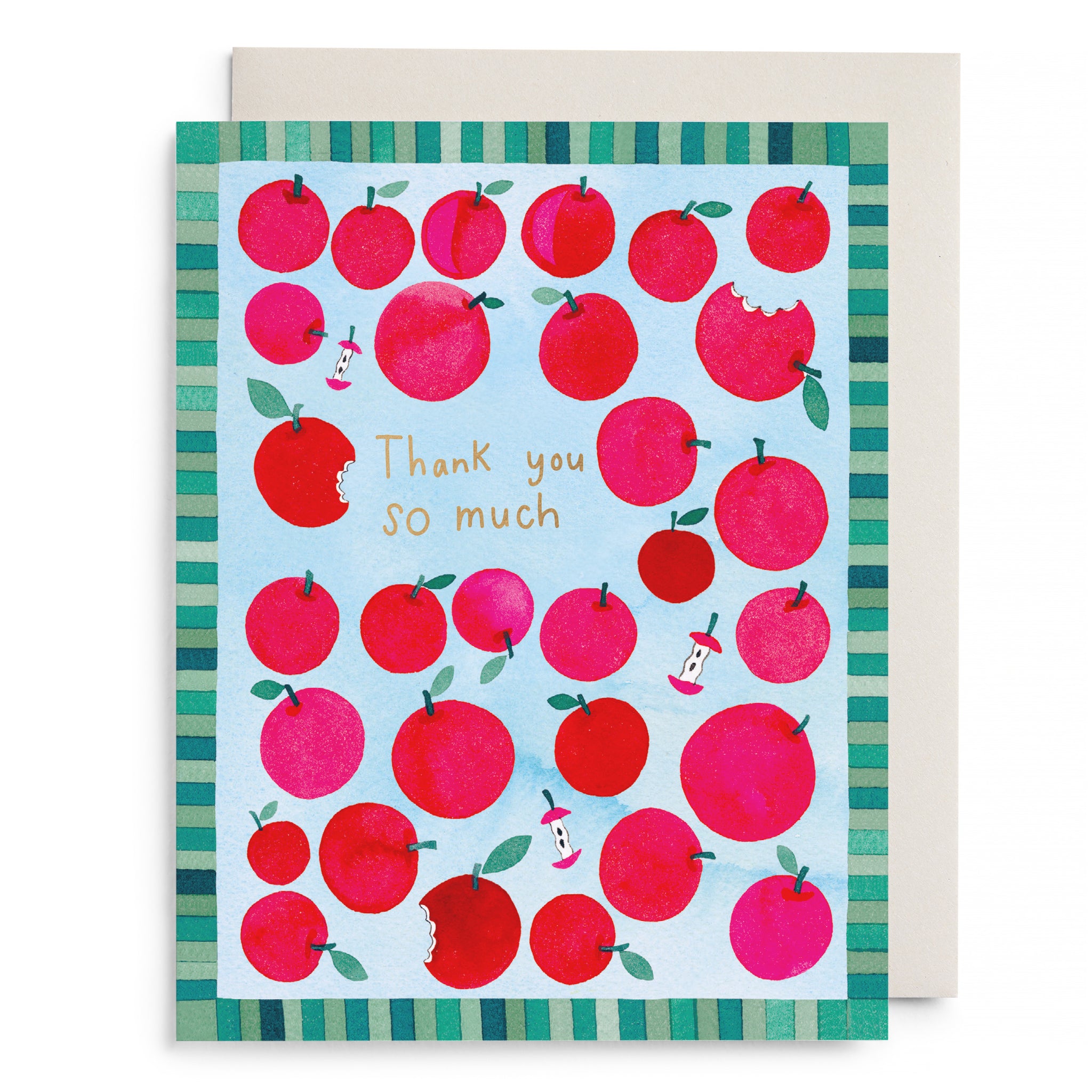 Apple a Day Thank You Greeting Card (Boxed Set of 6)