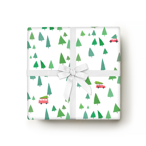 Holiday Trees Gift Wrap