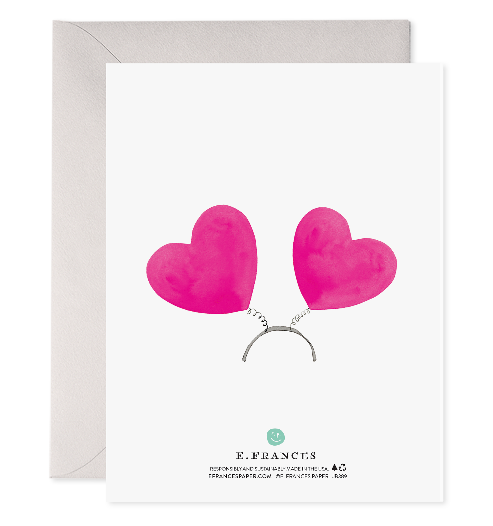 Top Heavy Panda Valentine's Day Greeting Card