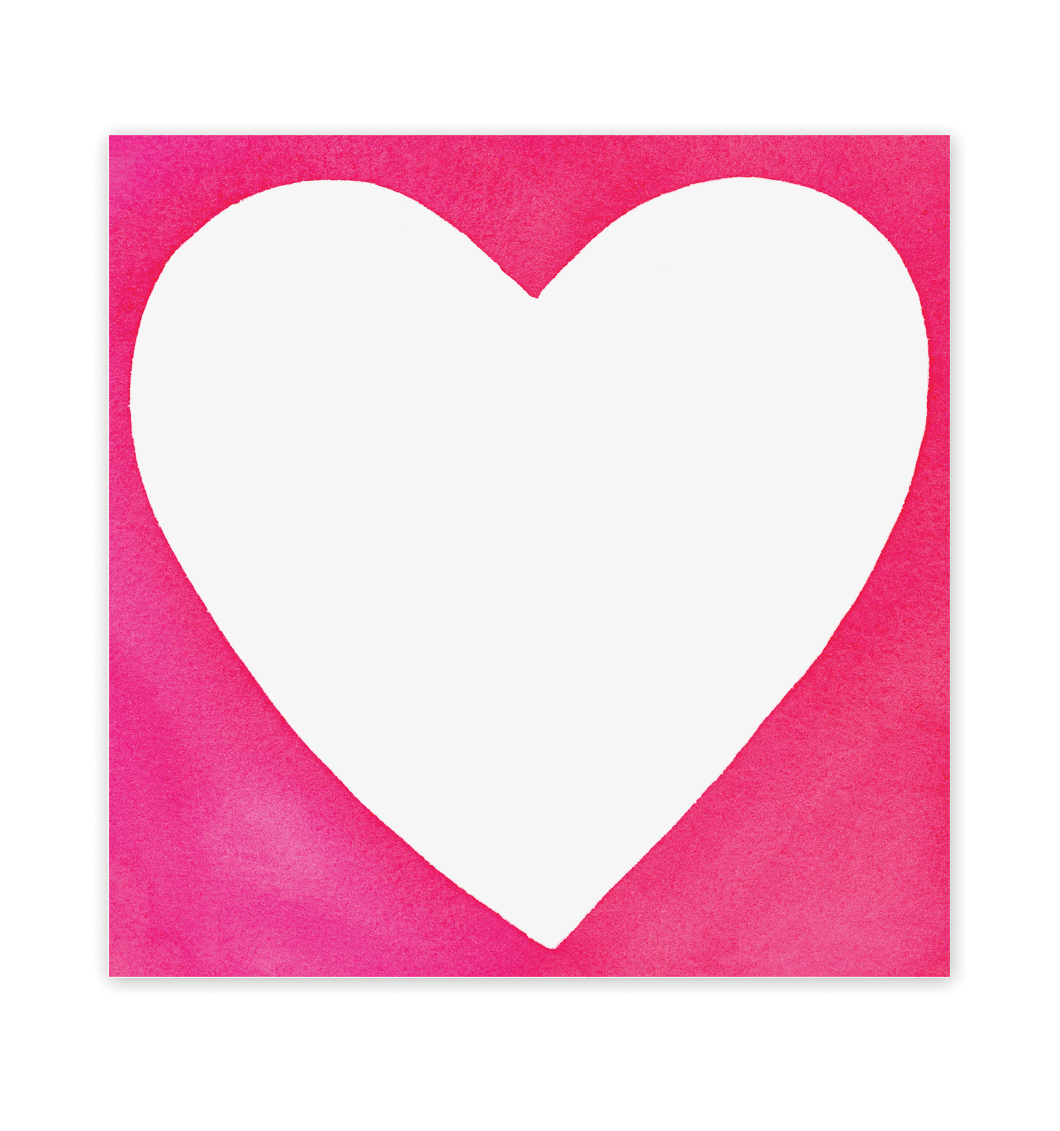 Chubby Heart Chunky Notepad