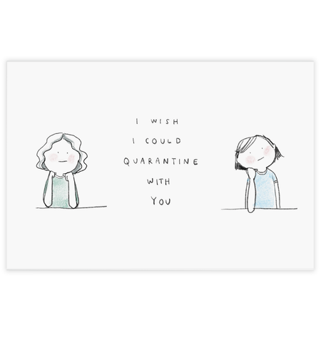Quarantine with You Postcard
