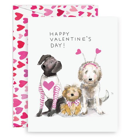 Doggie Dress-Up V-Day Classroom Set