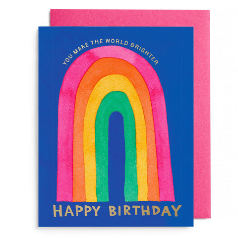 World Brighter Birthday Greeting Card