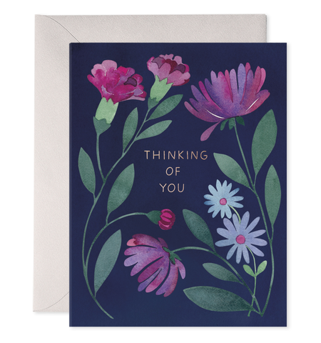Purple Floral Thinking of You