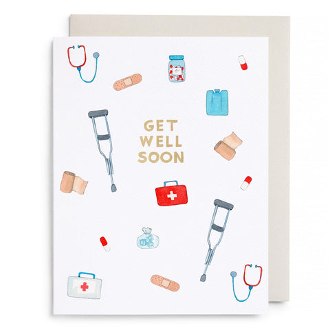 First Aid Kit Greeting Card