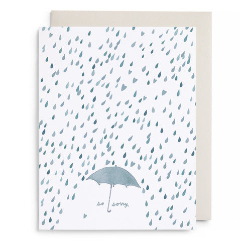 Umbrella So Sorry Greeting Card