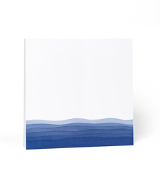 Blue Waves Desk Pad