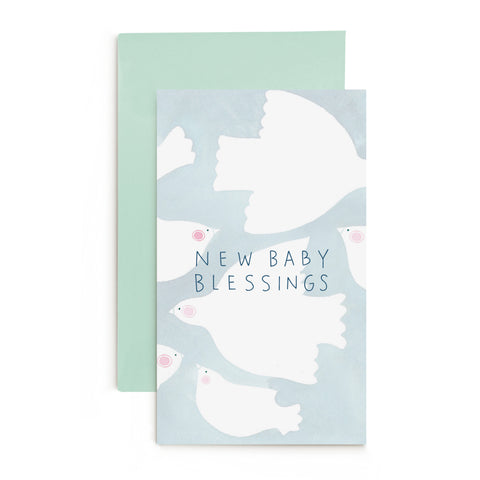New Baby Blessings Enclosure Card
