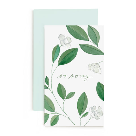 Magnolia Condolence Enclosure Card