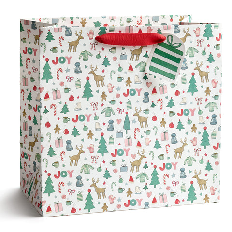 Merry Motif Gift Bag - Large