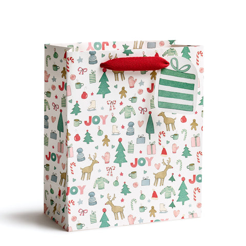 Merry Motif Gift Bag - Medium