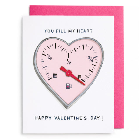 Full Tank VDay Greeting Card
