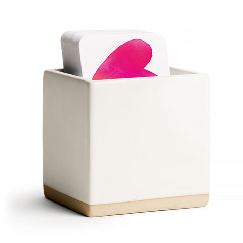 Little Notes® Ceramic Holder White
