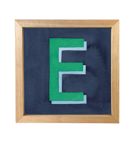 E is for... Little Print