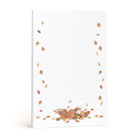 Falling Leaves Notepad