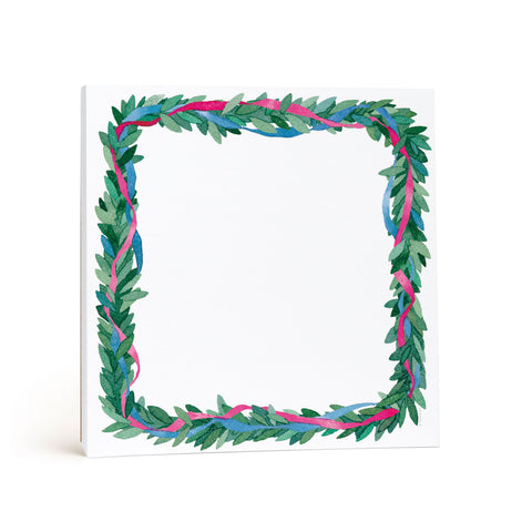 Colorful Wreath Chunky Notepad