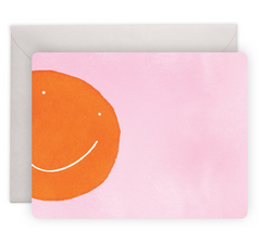Orange Smiley Flat Notes