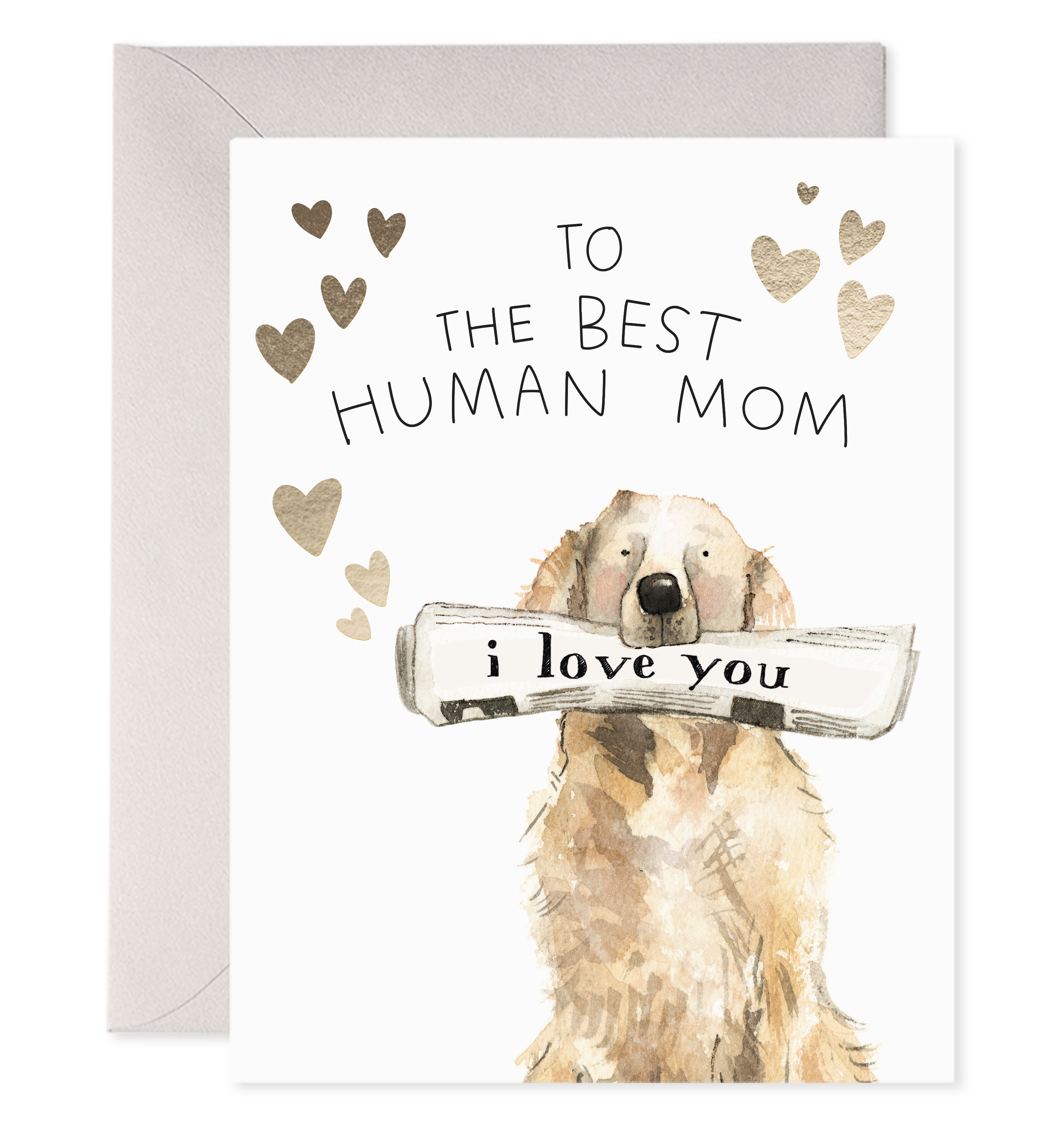 Best Human Mom | Greeting Card Best Human Mom | Greeting Card