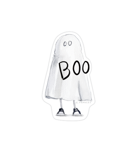 Scary Ghost Sticker