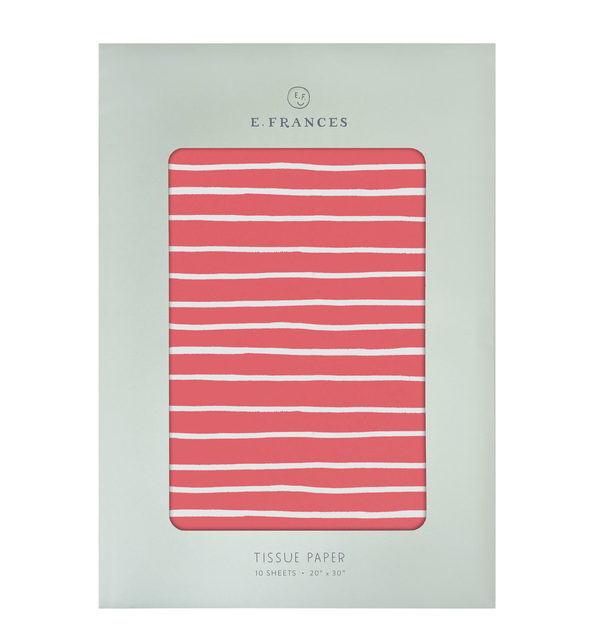 Red Stripe Tissue Paper