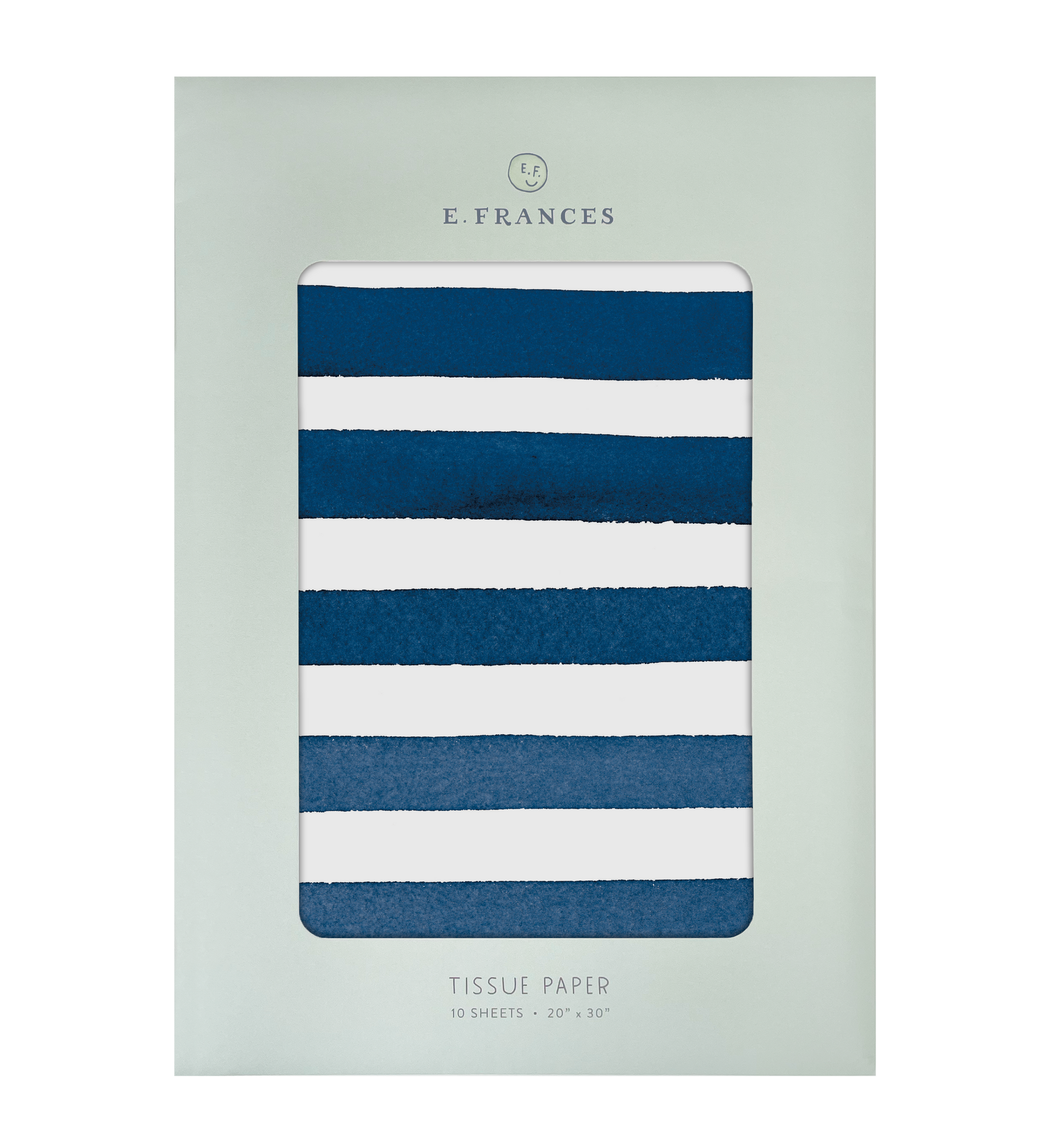 Blue Stripe Tissue Paper