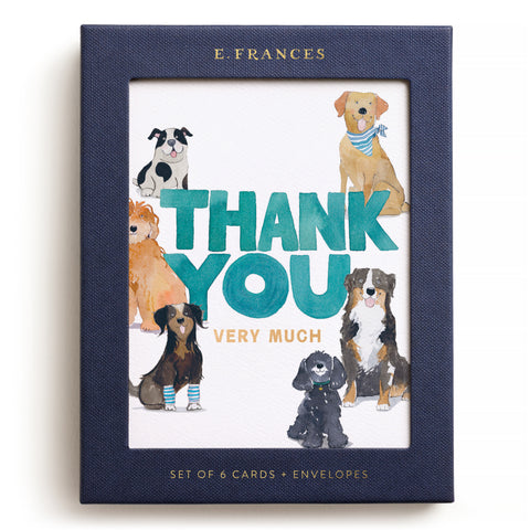 Doggy Thank You Greeting Card (Boxed Set of 6)
